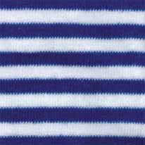 Strickschlauch elastische Baumwolle blau weiß