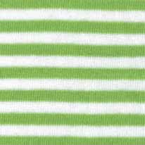 Strickschlauch elastische Baumwolle hellgruen weiss Streifen