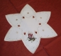 Preview: Weihnachtsdecke Stern rot