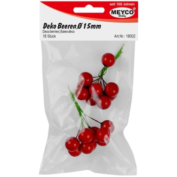 Deko Beeren rot