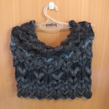 Loop braun grau