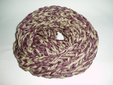 Loop Beige Braun Patentmuster