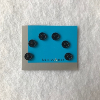 Milward Druckknöpfe zum Annähen schwarz