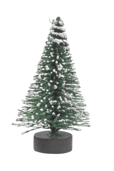 Mini Tannen Grün weiss 5cm