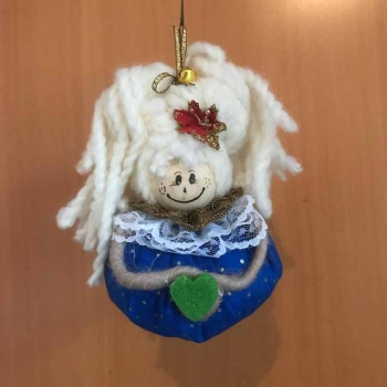 Stoff Weihnachts Puppe