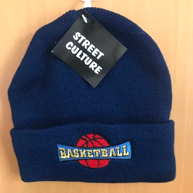 Mütze Street Culture blau Basketball
