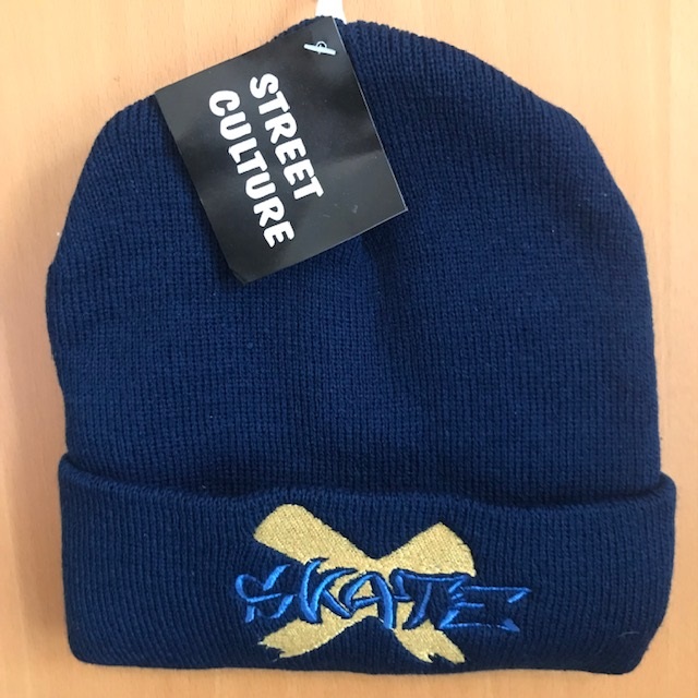 Mütze Street Culture blau X Skate