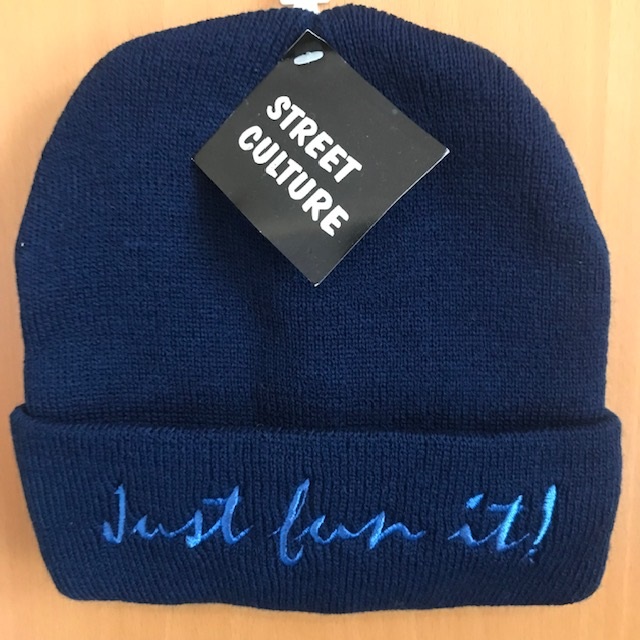 Mütze Street Culture blau Just fun it