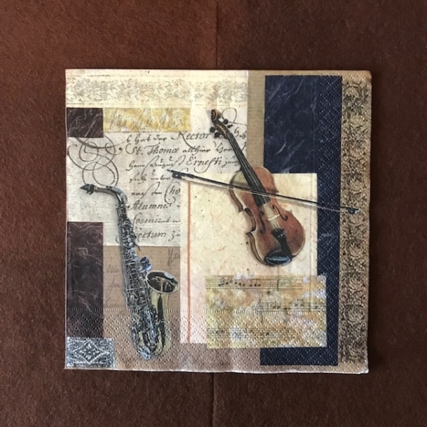 Serviette Instrumente p603-2